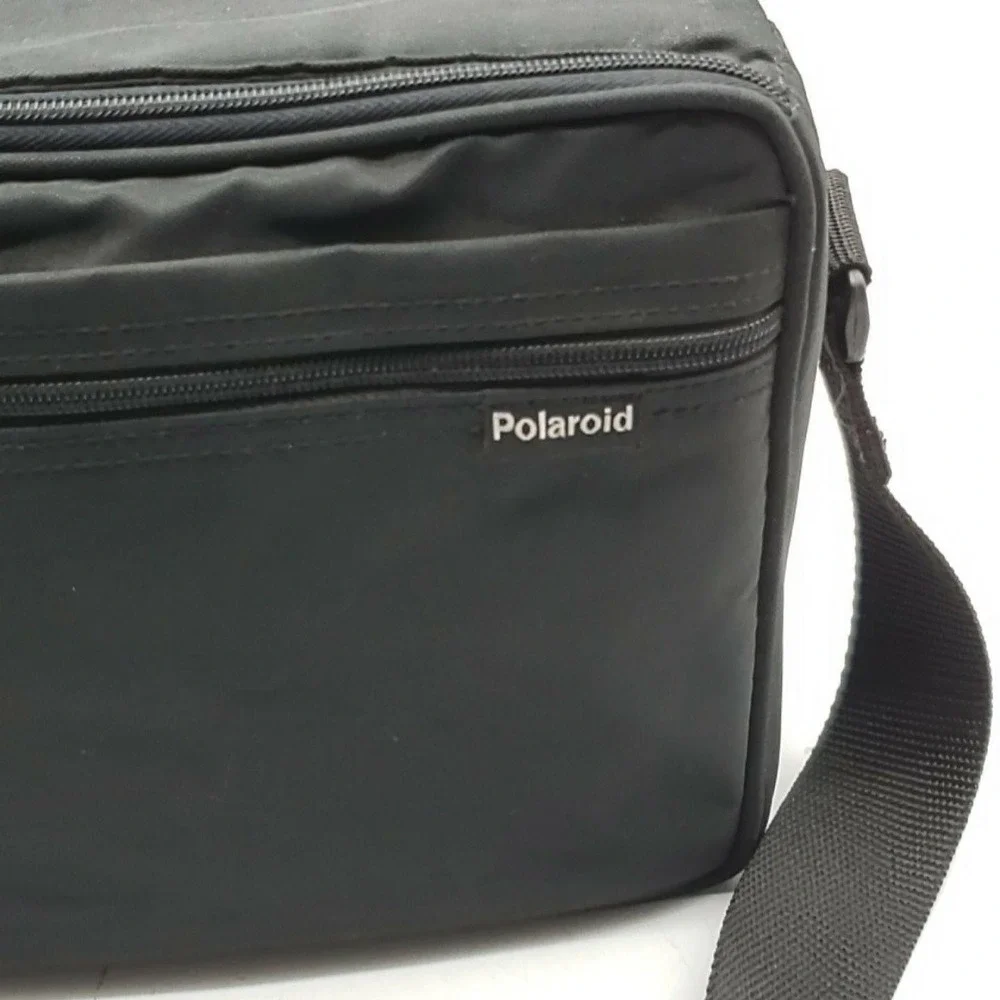 Vintage Polaroid Spectra System Instant Camera Gray Bag Remote Filters‎ Kit
